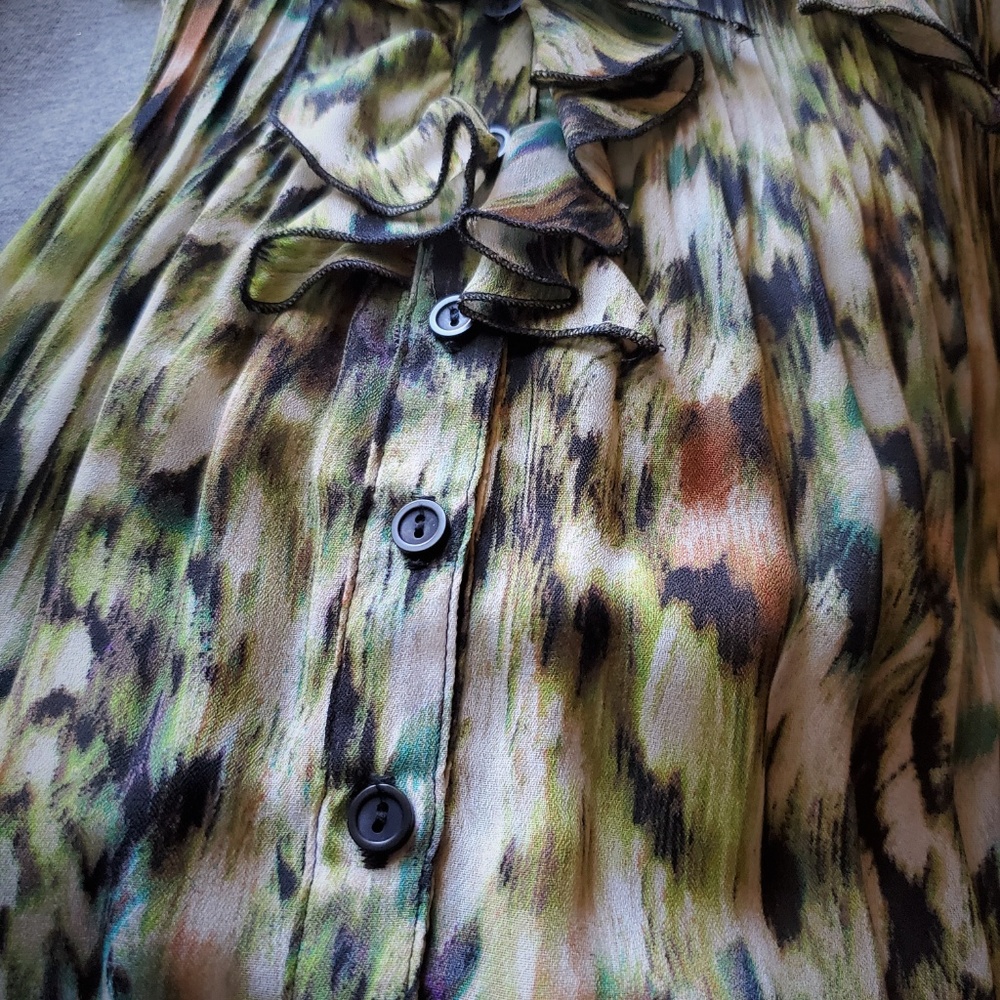 Sheer Flutter Ruffle Dress/ Tunic - Picture 3 of 3